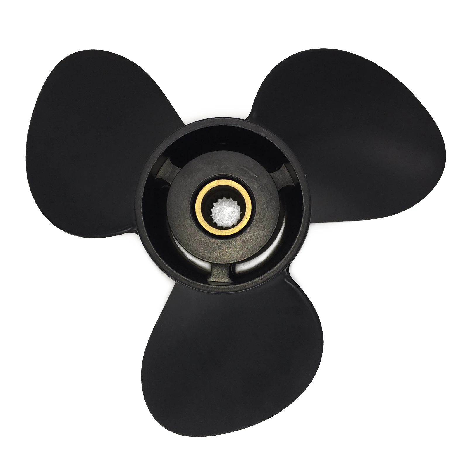 Лодочный пропеллер 15x15 для Suzuki 150/175/200/225HP 3 лезвия алюминий 15 зубьев RH