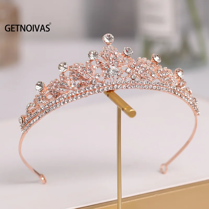 

Luxury Wedding Crown Bridal Crown Headwear Rhinestones Inlaid Retro Headdress Princess Tiaras Headpiece Bridal Crown Headwear SL