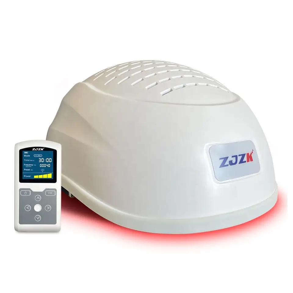 

ZJZK 810nm*280 Diodes PBM Physiotherapy Instrument Head Massager Cap LED Brain Helmet for Parkinson Alzheimer Stroke Treatment