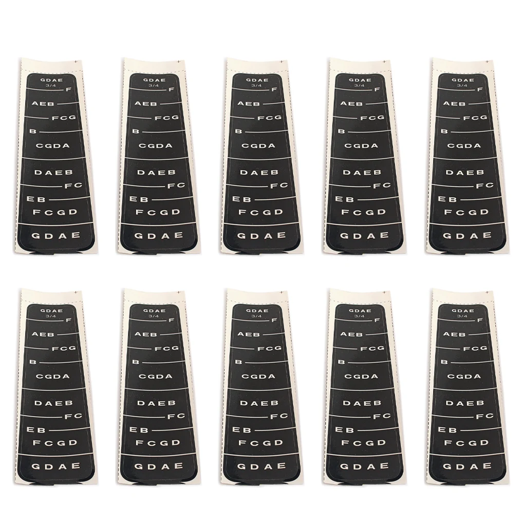 

Наклейка на скрипку для начинающих, 10 шт., 3/4