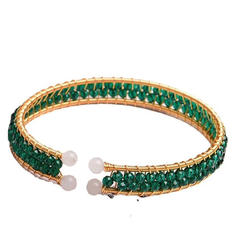 Новинка 2024 года 14 кг браслет ручной работы с кристаллами ювелирные изделия