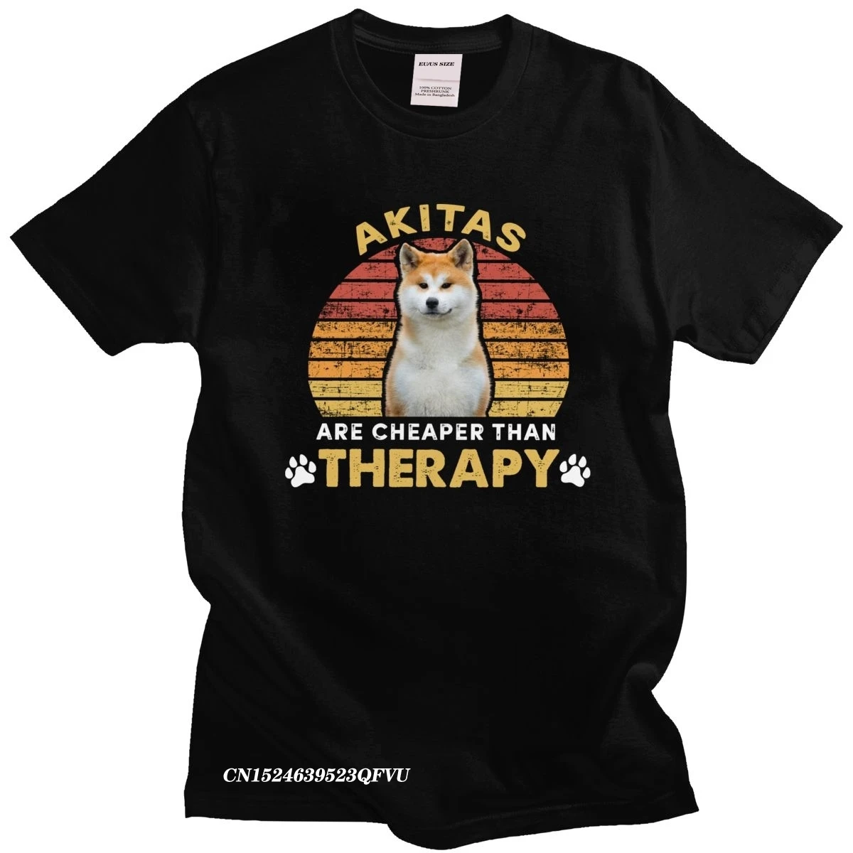 

Trendy Vintage Akita Inu T-Shirt For Men Camisas Men Dog Lover Tshirt Premium Cotton Graphic Print Tee Top Camisas Camisas
