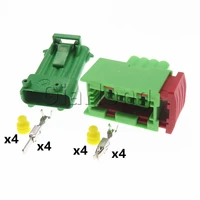 1 set 4 ways auto parts 307 206 144998 6 185001 6 car oxygen sensor cable harness socket for peugeot automobile sealed connector