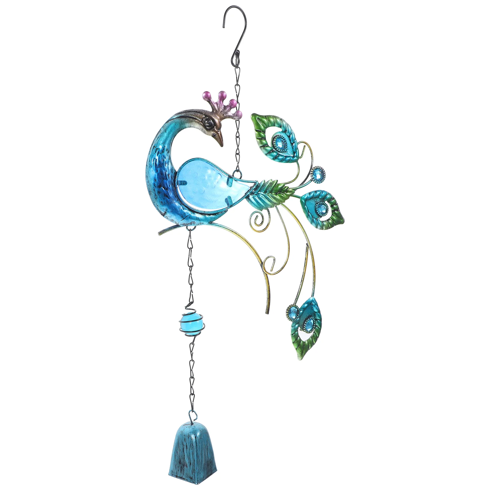 

Wind Chimebell Hanging Chimes Garden Bells Pendant Decorative Outdoor Balcony Catcher Sculpture Memorial Animal Metal