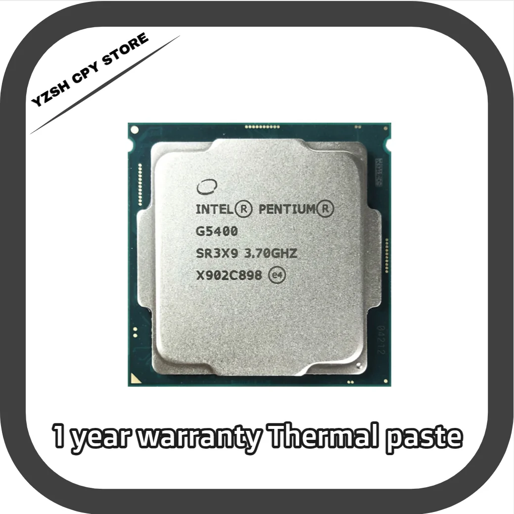 Настольный компьютер Intel PC Pentium, процессор G5400 3,7G 512KB 4 Мб, LGA 1151-land FC-LGA 14 нанометров, двухъядерный процессор