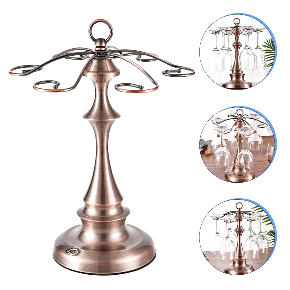 

Glass Hanging Stand Stemware Display Holder Goblet Display Hanging Rack
