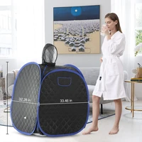 smartmak portable sauna kit full body at home spa hat tent include 2l steamer with remote control