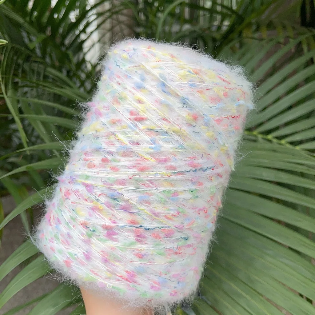 500 г новый цветной шарф ручной работы плетеная пряжа Сделай Сам сахарная Полный