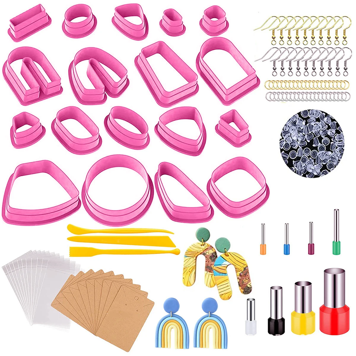 

Polymer Clay Cutter DIY Earrings Ceramic Craft Cutting Mold Baking Mould Handmade DIY Jewelry Pendant Making Cake Cookie Cutter