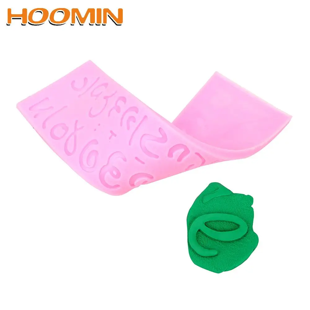HOOMIN Jelly and Candy Mold Israel Hebrew Letters Border Decorating Fondant Mould Tools DIY Non-stick Silicone Cake Mold