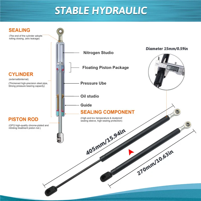 2 шт./комплект подъёмники для задних ворот Ford Explorer 1991-2001 Mazda Navajo 1991-1994