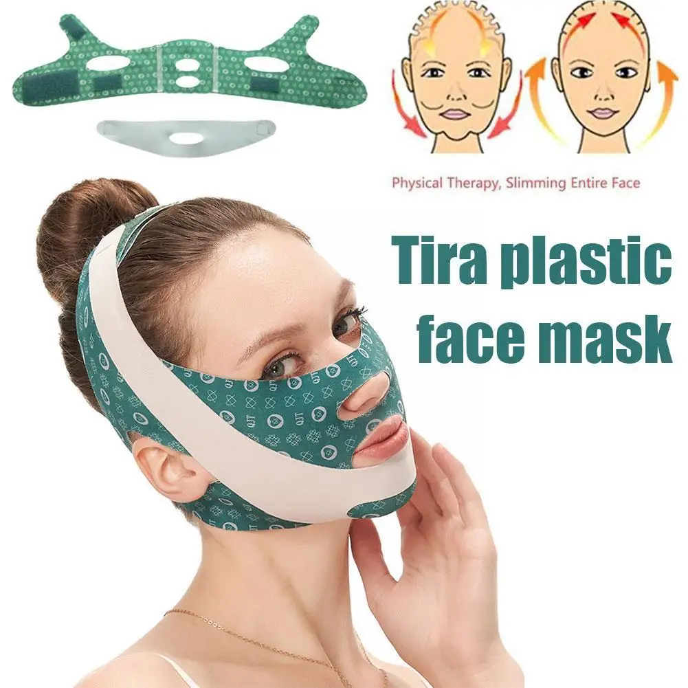 

Beauty Face Sculpting Sleep Mask Adjustable Face Silicone Bandage Double Lifting Reduce Facial Skin Chin Care Mask Tighteni J4X4