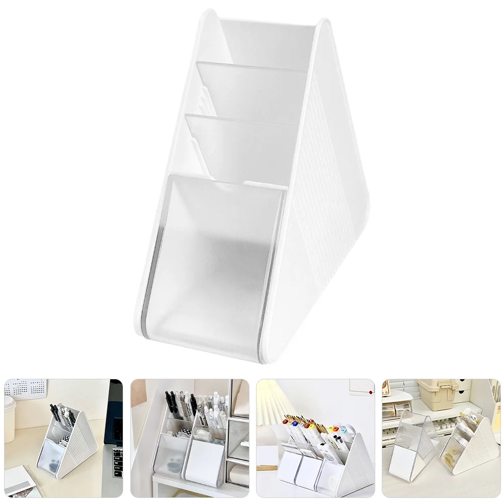 

Makeup Brush Buckets Office Desk Accessory Pen Holders Marker Organizer Stand Storage Rack