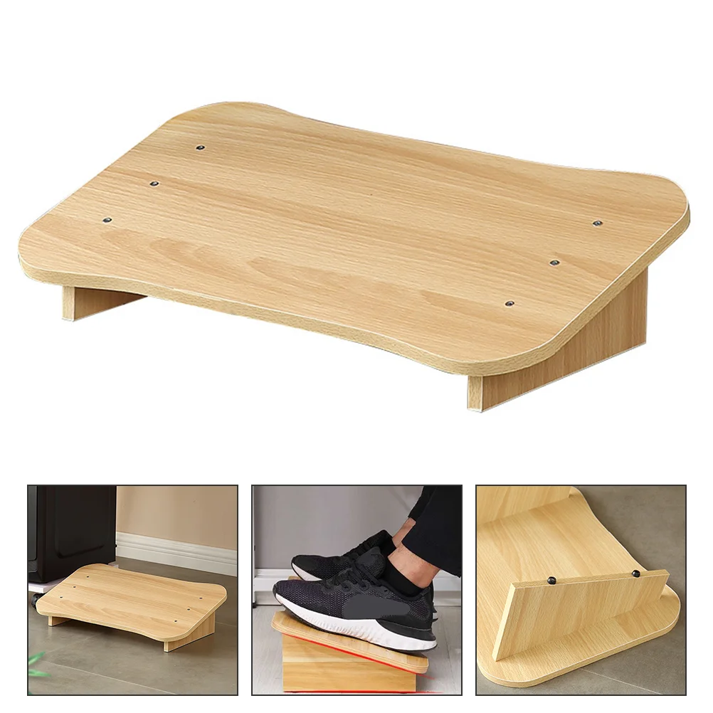 

Foot Rest Stool Desk Footrest Airplane Ergonomic Wooden Bench Support Stepping Adjustable Posture Nursing Step Footstool Leg Pad