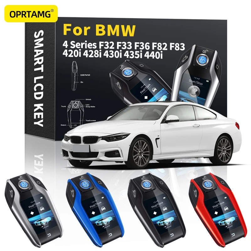 

Modified LCD Screen Smart Car Key For BMW 4 Series F32 F33 F36 F82 F83 420i 428i 430i 435i 440i BMW Car New Product Accessories