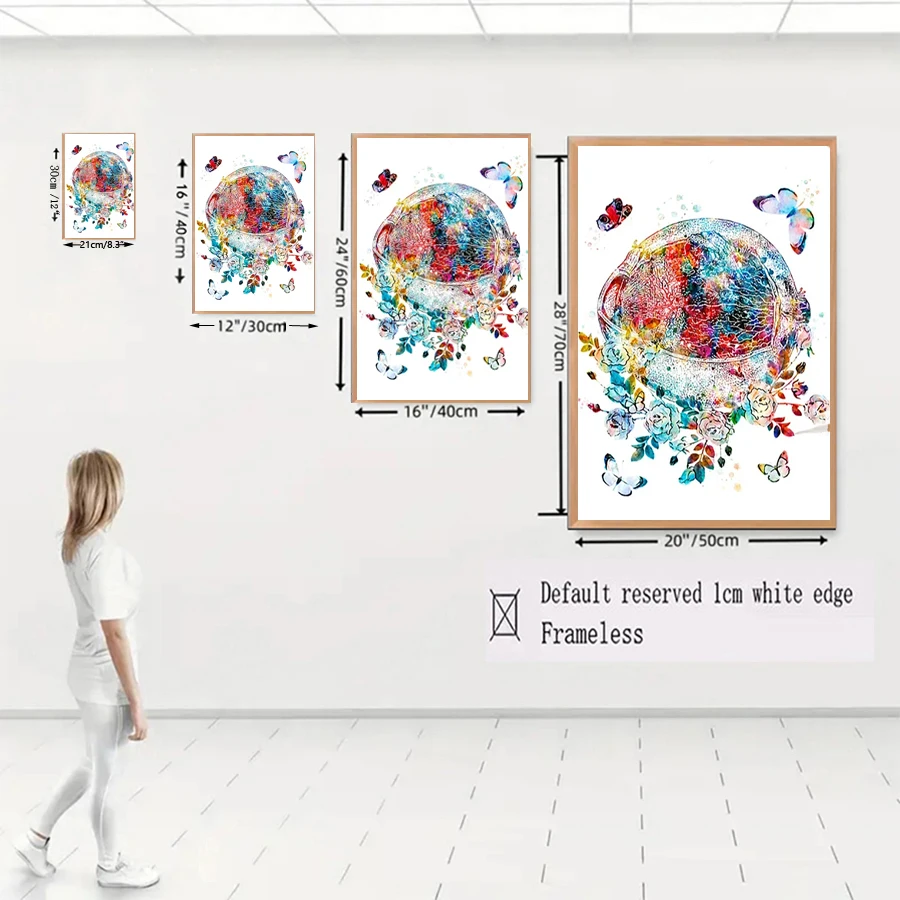 Абстрактный постер с абстрактным изображением человеческих органов в стиле