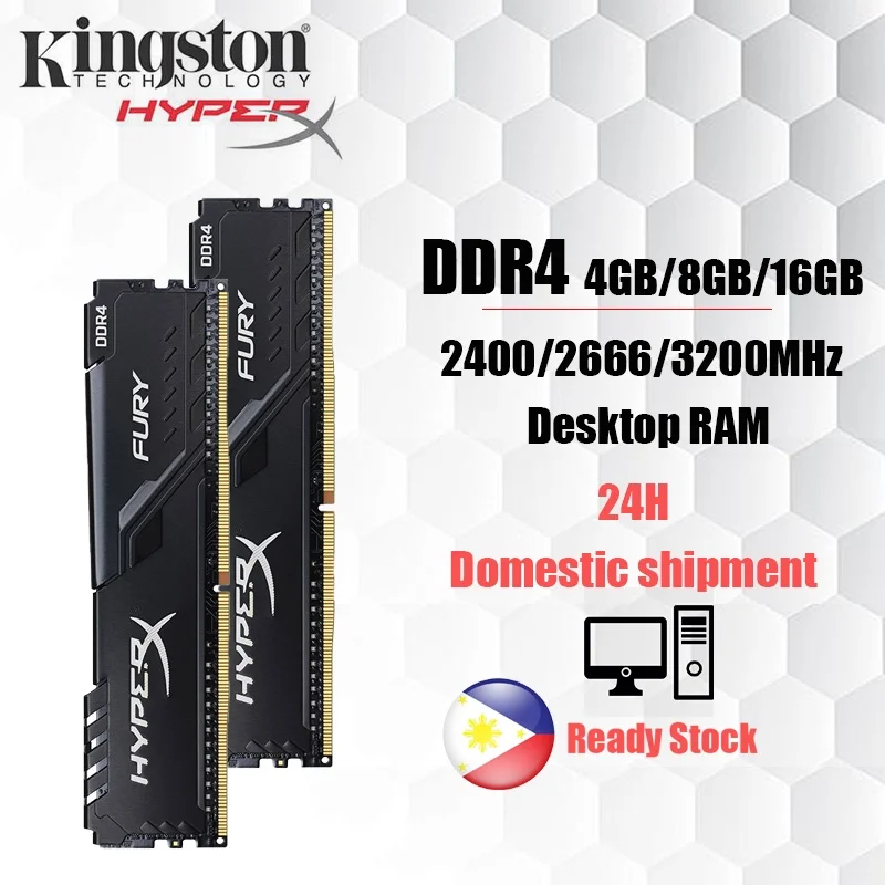 

4GB/8GB/16GB 2133/2400/2666/3200 MHZ Desktop RAM DDR4 1.2V NON-ECC DIMM Memory for PC4 17000 19200 21300 25600