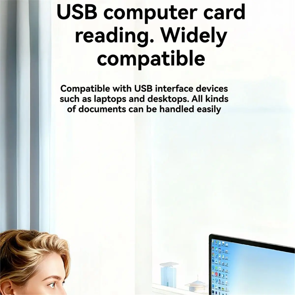 Фото Картридер Lillili Type C USB 3.0 для SD, TF, CF, MS, U Disk, Compact Flash, адаптер для ноутбука, мультикардридер 8 в 1 №1