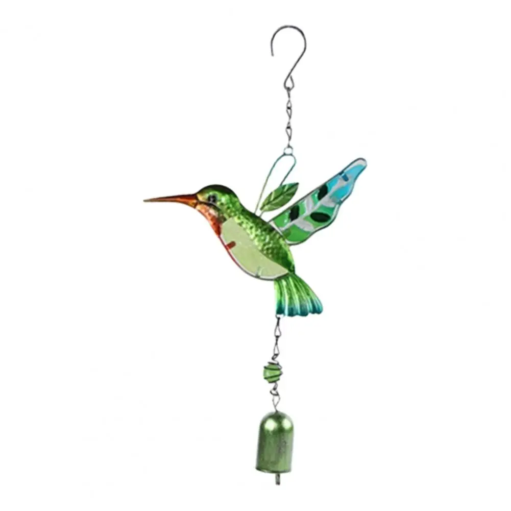 

35/78 см садовый колокольчик с колибри с крючком, нержавеющий, устойчивый к коррозии, подвесной кулон для двора, колокольчик, садовый декор