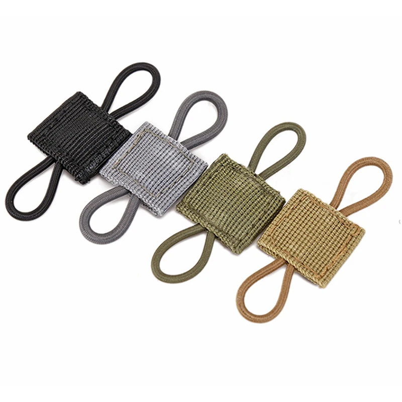 

10Pcs/Pack Tactical Vest Accessories Molle System Sling Adapter Buckle PTT Fixed Strap For Hunting Camping