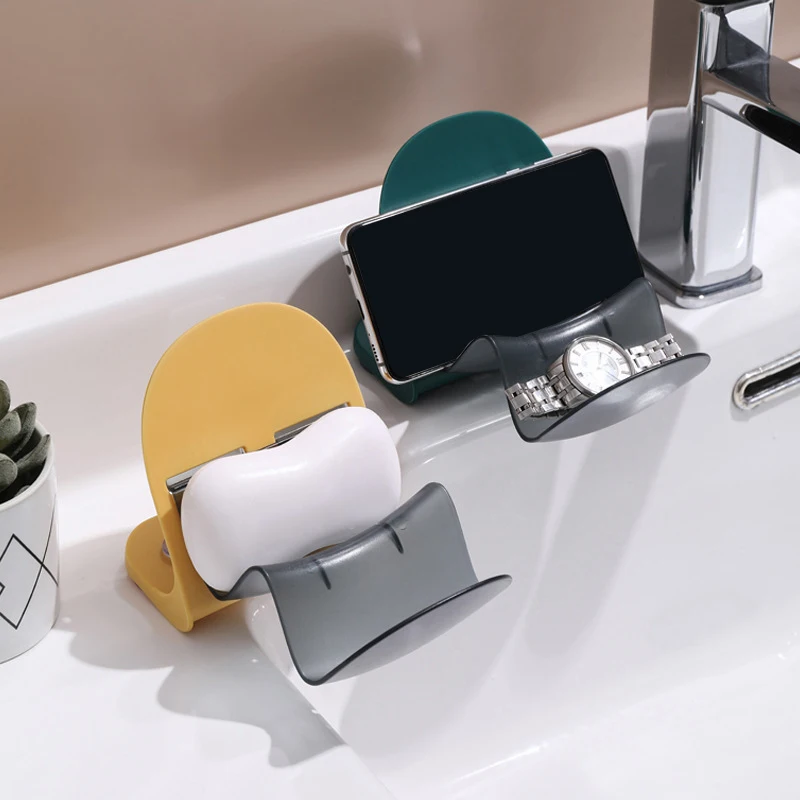 

Держатель Мыла W-образной формы с присоской, футляр для мыла без перфорации, для ванной комнаты, кухни
