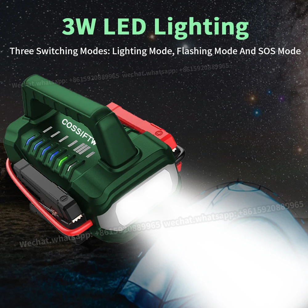 

COSSFITW 12V/24V 56000mAh Power tools Replacement Drill Battery For All Gas vehicle and All Diesel Vehicle