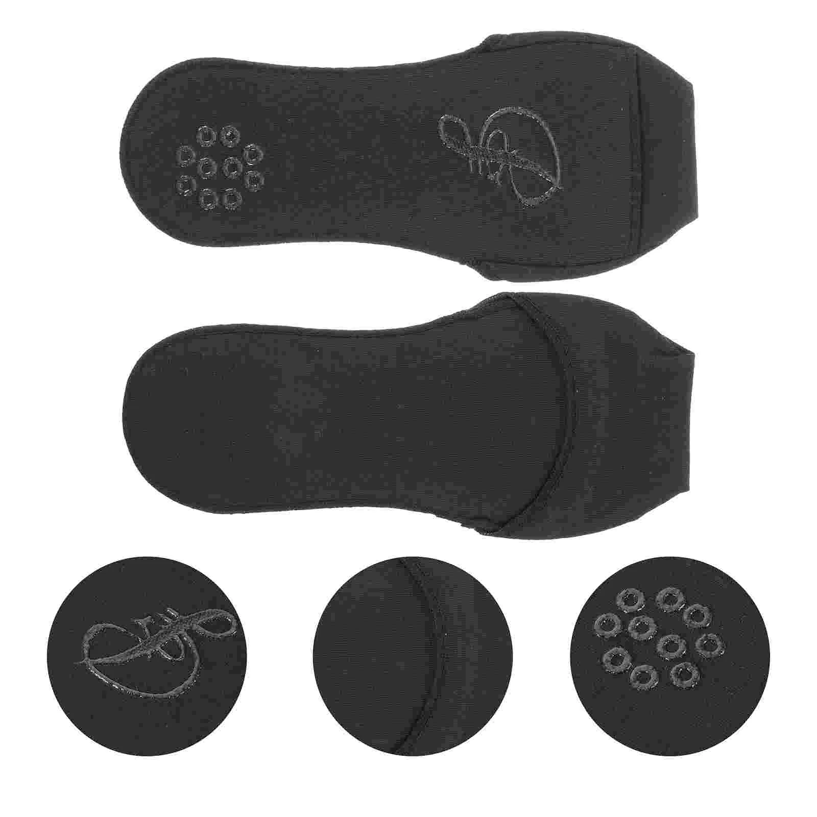 

2 Pairs Breathable Comfortable Forefoot Pads Sweat Absorbing Compact Toe Socks for High Heels