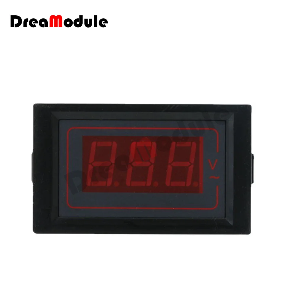 

D85 Digital Meter Head Type 85L17 Smart Digital Panel Voltmeter Head AC50-500V LED Digital Tube Digital Display Voltmeter