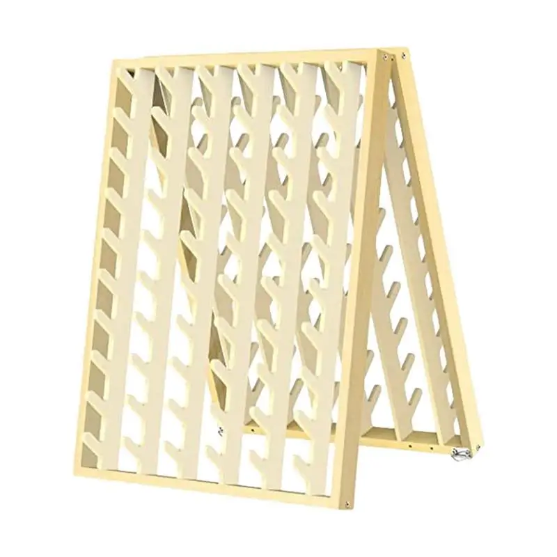 

Braid Rack Braiding Hair Stand Organizer Pine Wood Hair Separator Standing Or Wall Mounted Stable Sewing Organizer For Hairbraid