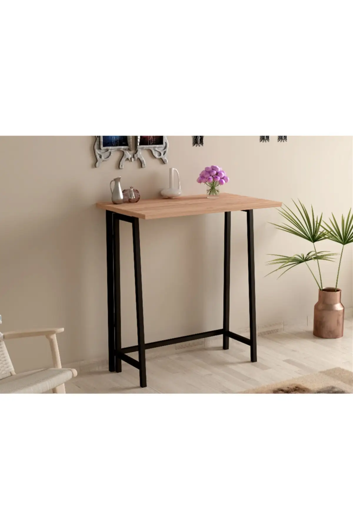 

Marbled Metal Flip Folding Table dining table office desk computer desk