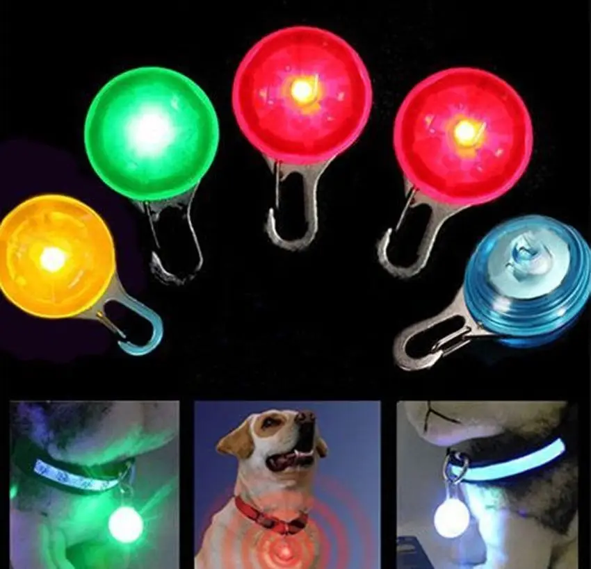 

Pet Collars Luminous Bell Decorative LED Pendant Flashing Lamp Dog Accessories for Small Medium Large Dogs Light Signal for Pets