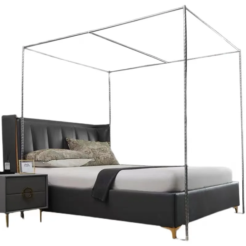 Stainless steel mosquito net frame for canopy