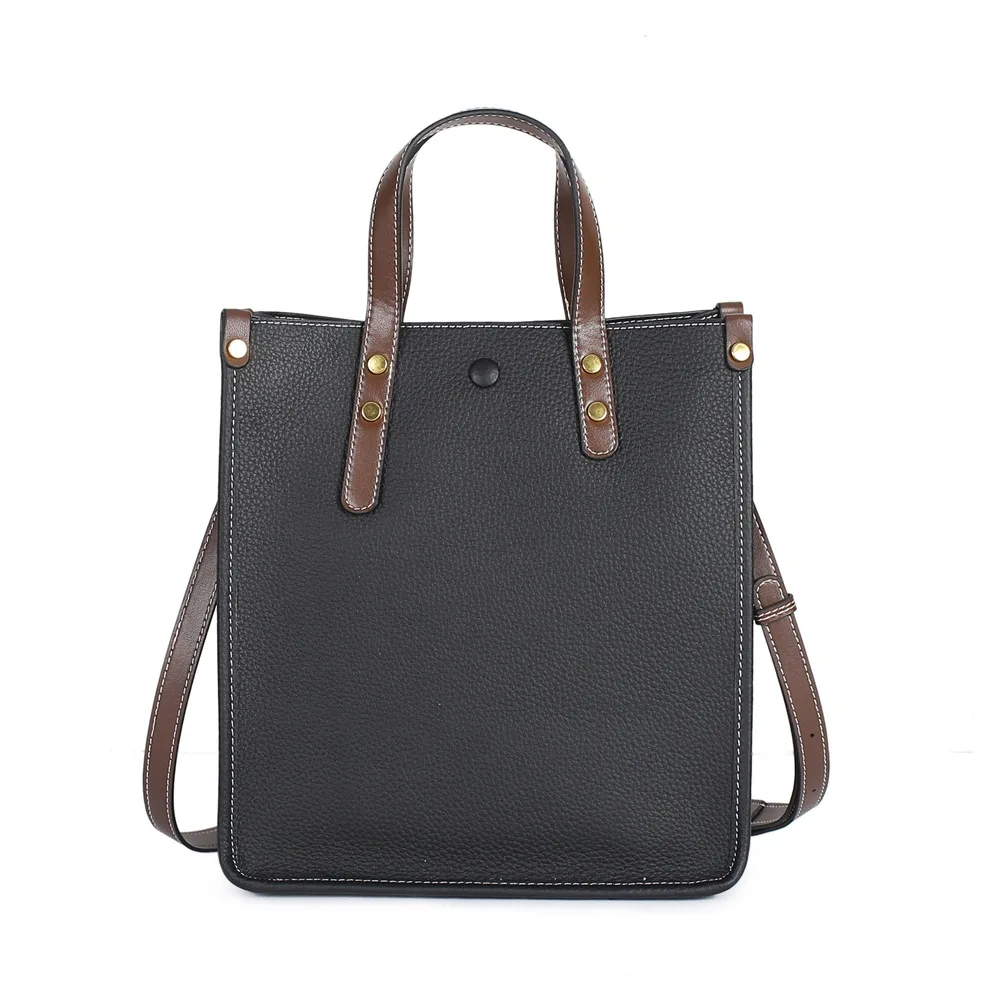 Nouvelle niche française sac fourre-tout en cuir sac à main sac crossbody sac à la mode cent épaule sac femmes