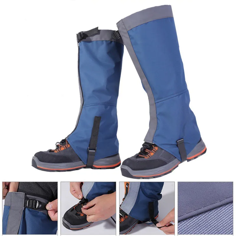 

1 Pair Unisex Waterproof Legs Protection Leg Covers Legging Gaiter Climbing Camping Hiking Ski Boot Travel Shoe Snow Gaiters