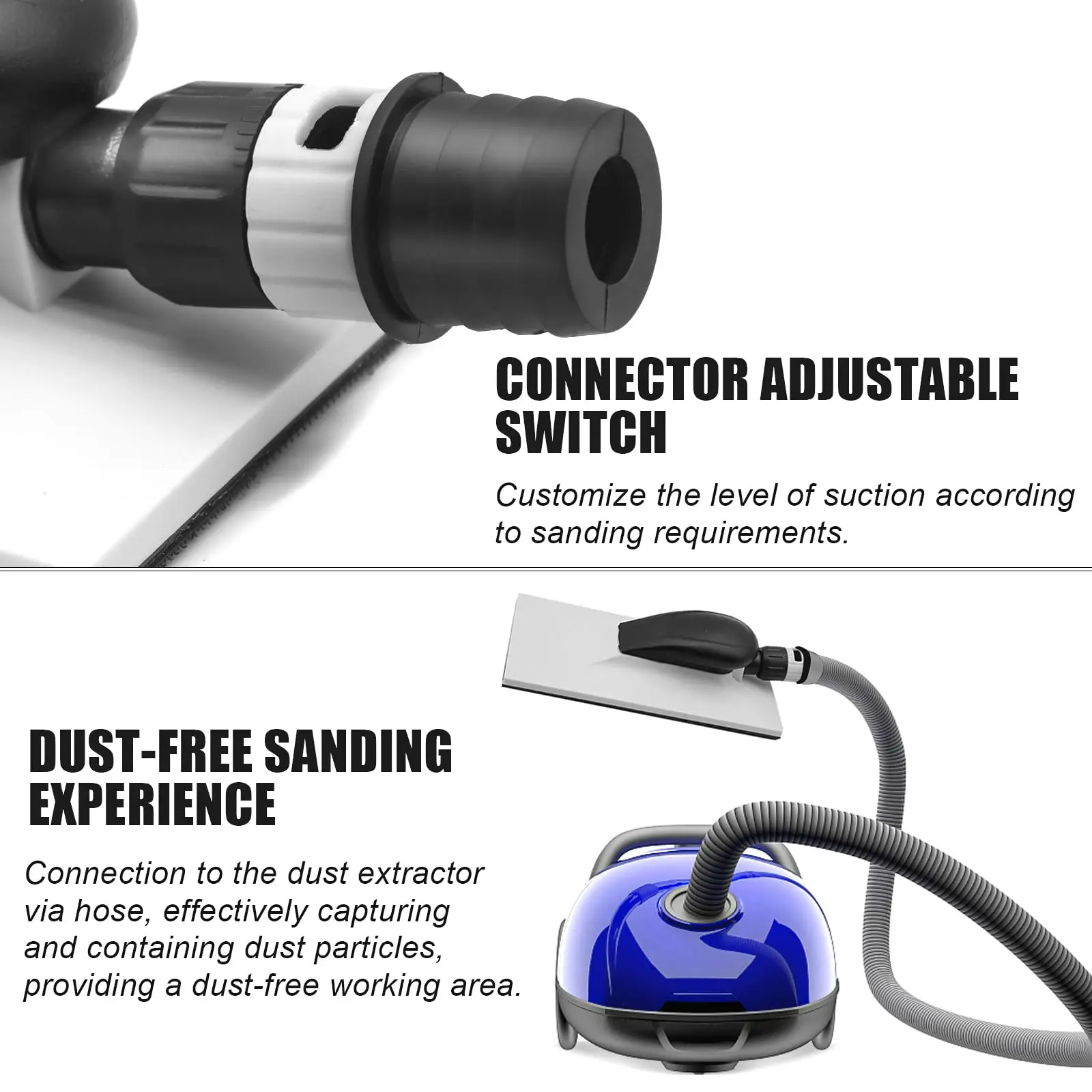 Набор ручных шлифовальных блоков с крючком и петлей 114*228 мм 6 шт. для удаления пыли