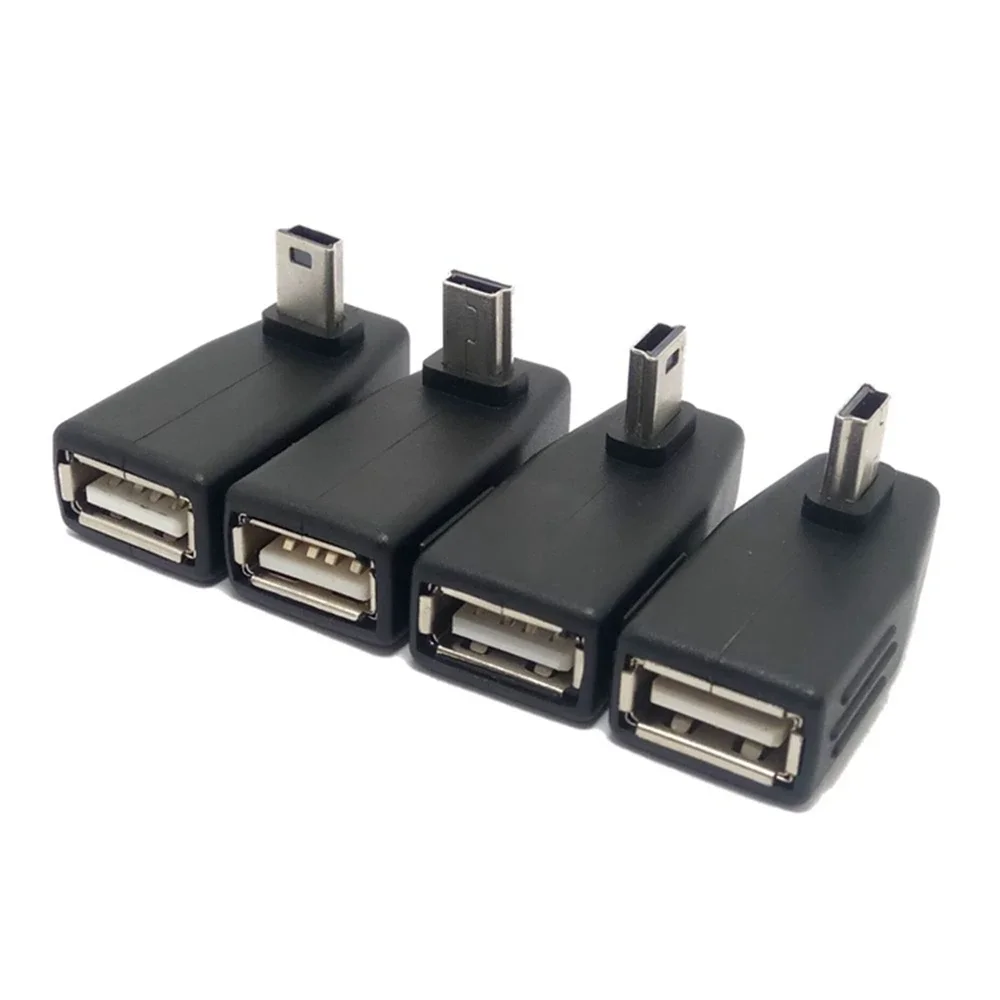 Mini USB 2.0 вверх/вниз левый/правый Anlgled OTG USB-разъем-адаптер 5p папа 90D HOST