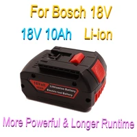 rechargeable lithium ion 18650 battery bat609 bosch 18v 6ah 6000mah batteries portable replacement lndicator
