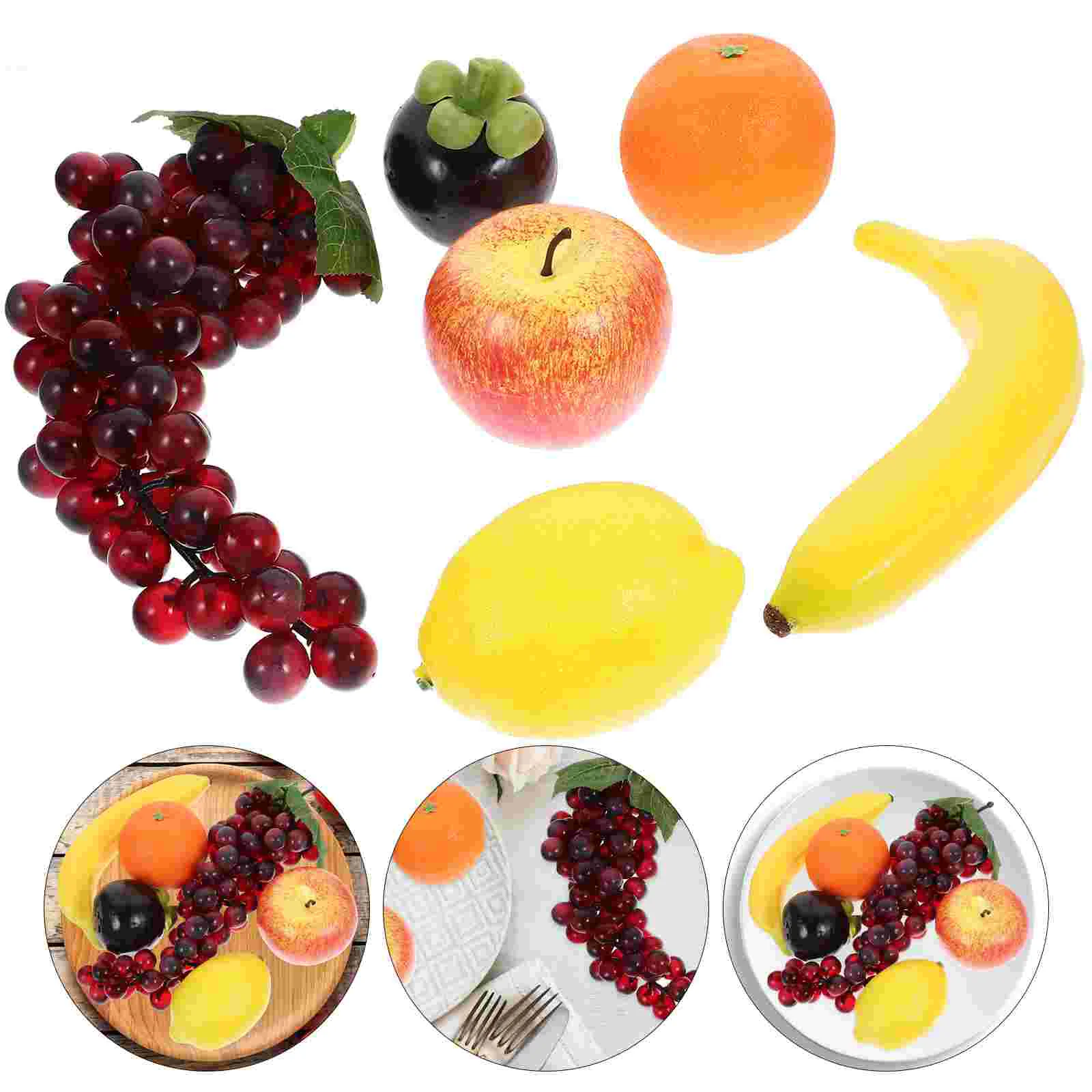 

Fruit Model Decor Fake Small Craft Prop Shop Window Adornment Artificial Fruits