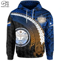 newest marshall islands polynesian turtles tribal culture retro tattoo tracksuit menwomen 3dprint casual funny pullover hoodies