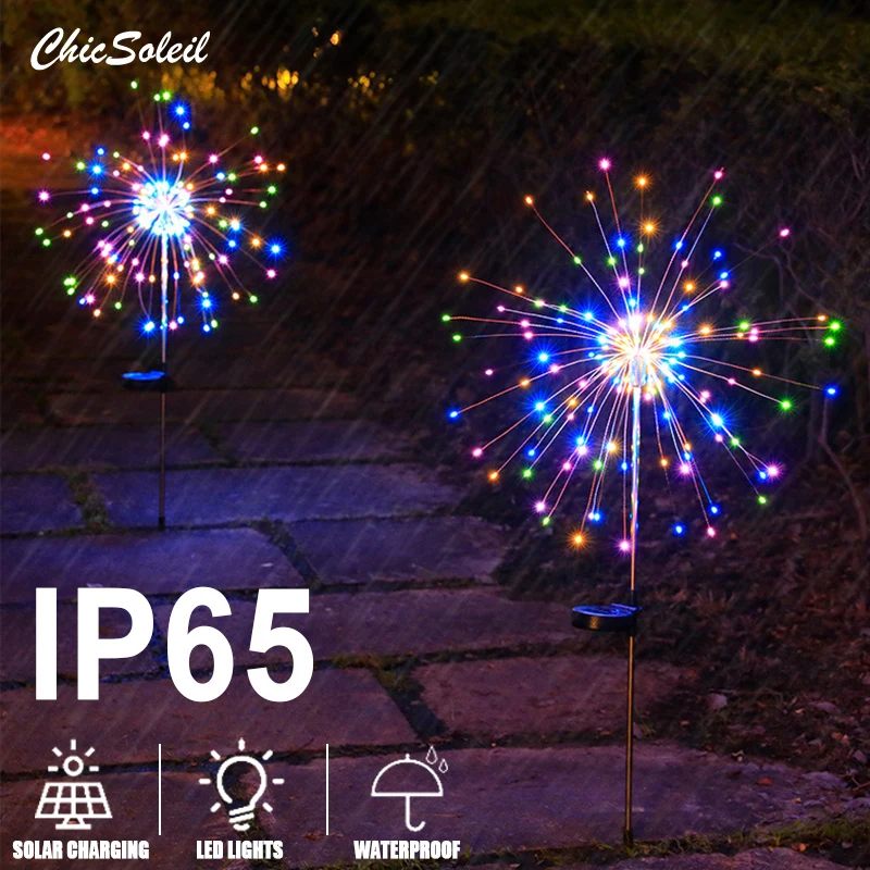 

8 режимов, уличная гирлянда на солнечной батарее, 90/120/150, светодиодная гирлянда, светодиодный ная гирлянда на солнечной батарее, фейерверк, н...