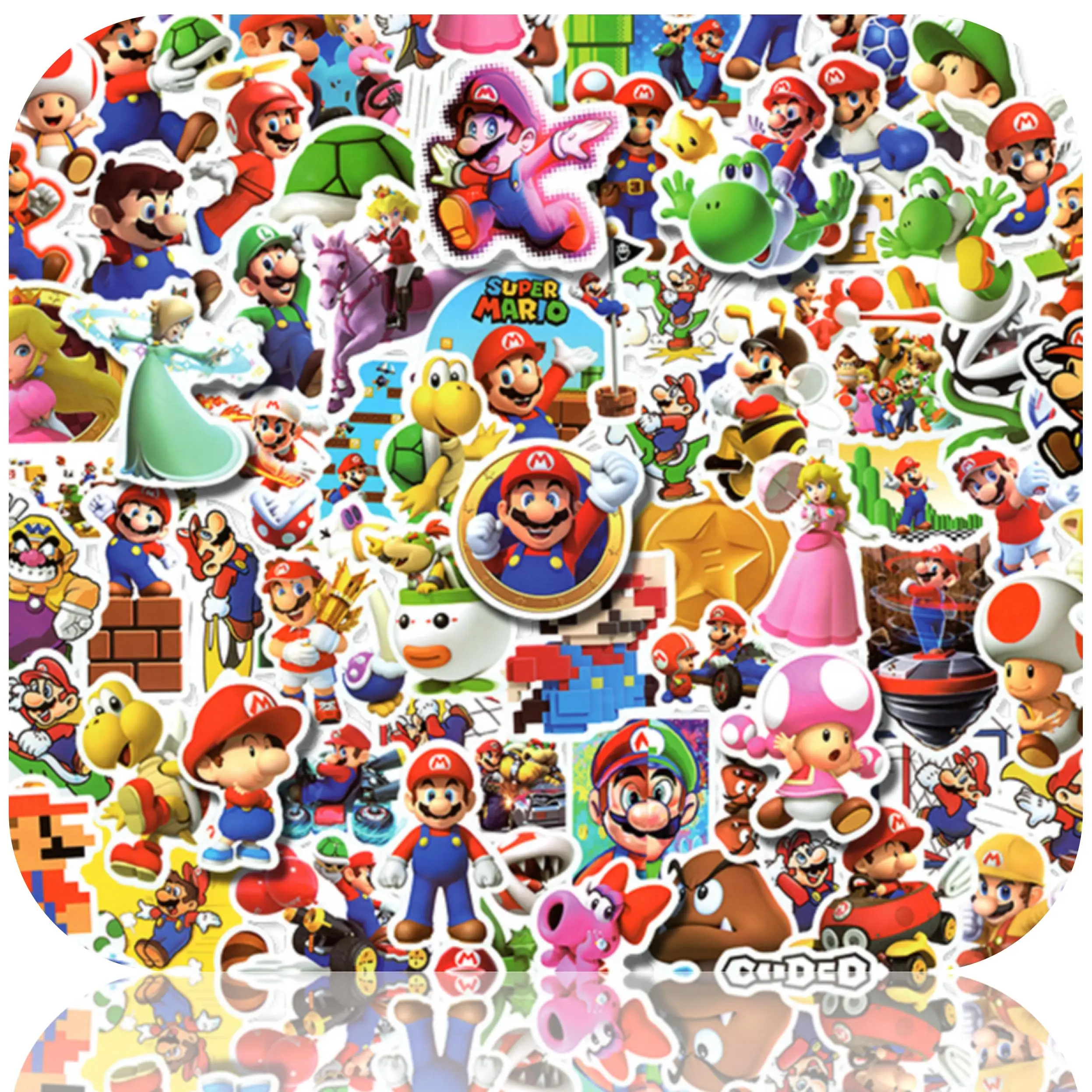 

50 pcs/lot Cute Cartoon Horror Movie Film Saw| Scream Clown Stickers HD Skateboard Cup Watercup Laptop Decal Sticker Guitar Gift