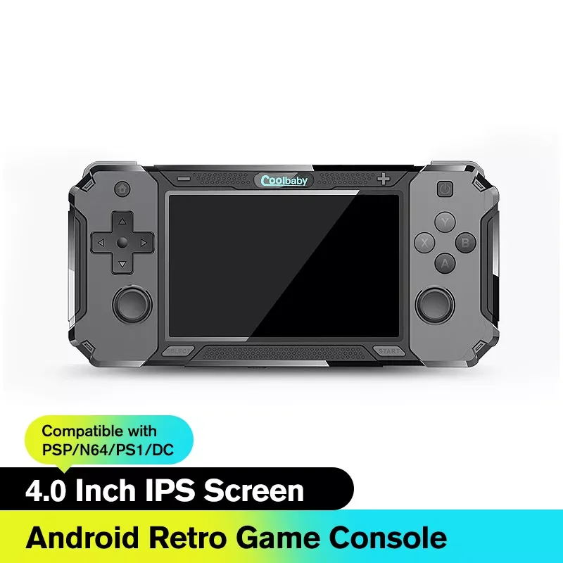 

RS3128 Game Console Android Retro Game Console Portable Handheld Gaming Players for PSP for PS1 4.0 Inch IPS Screen 2500mAH