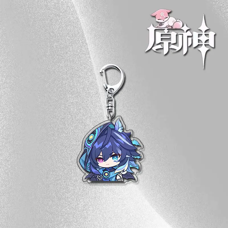 Genshin Impact Chasca Ororon акриловый кулон аниме брелок акриловые брелки металлический