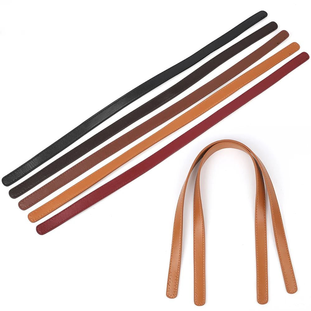 

60cm PU Leather Bag Strap Shoulder Bag Handle Belt Band for Women Handbag Handmade DIY Perforation Belt for Bag Accessories