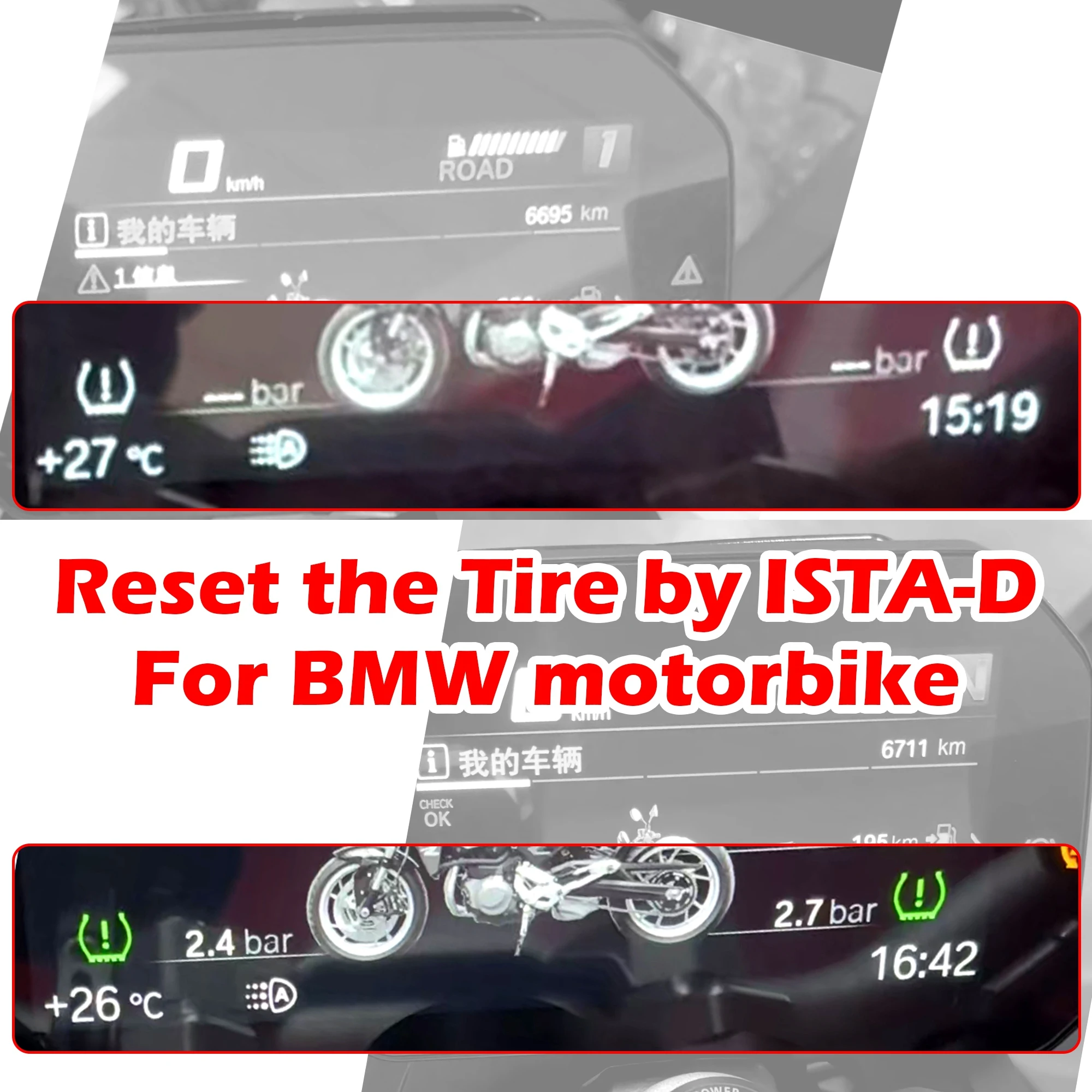 WOYO Инструмент активации TPMS для мотоциклов BMW помогает ISTA-D распознавать все