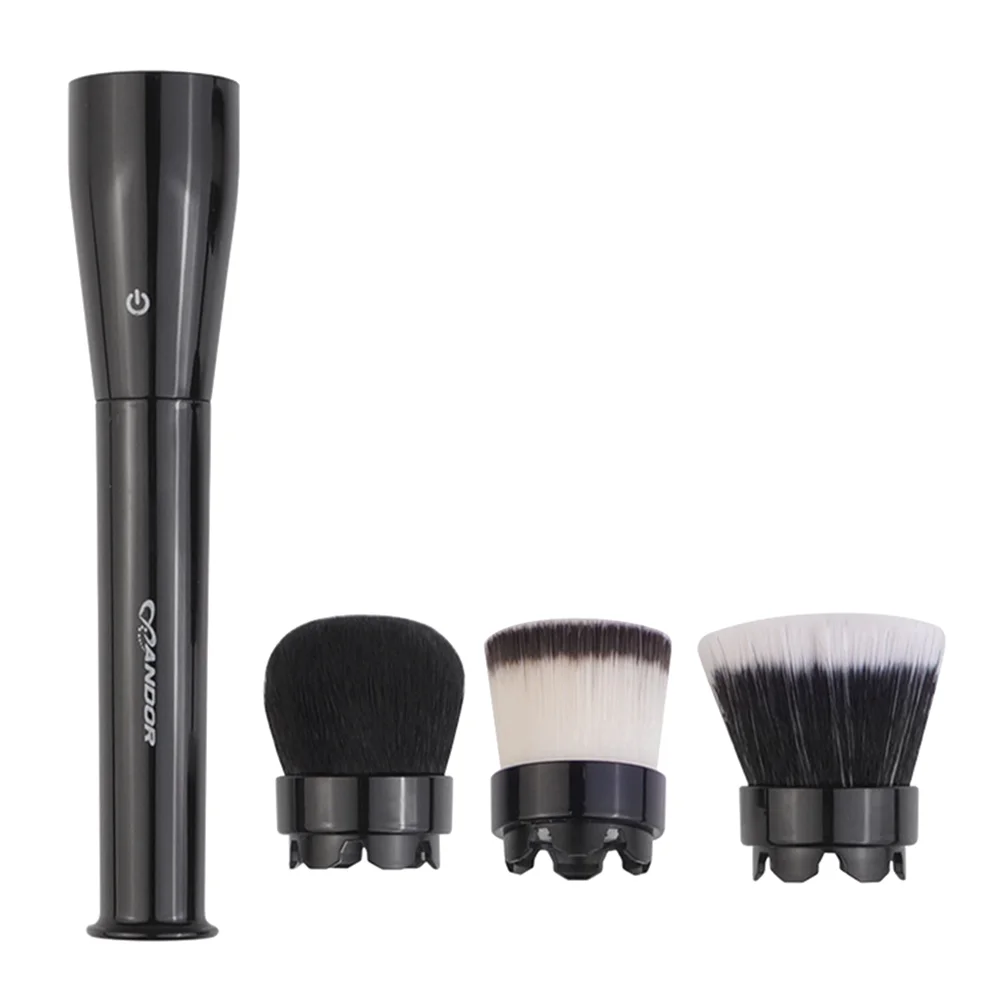 

1 Set Electric Face Cleaning Makeup Brush 3-in-1 Multi-purpose Beauty Device for Lady Trip Home Girl