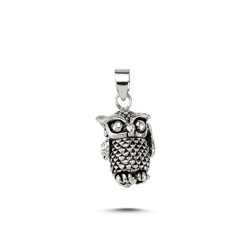

Silver 925 Sterling Movable Owl Pendant