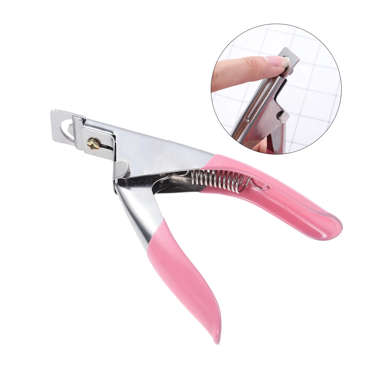 

Nail Clipper False Nails Tip Stainless Steel Nail Trimmer for Artificial Nail Manicure Pedicure Sharp Tools Home Salon Carbide