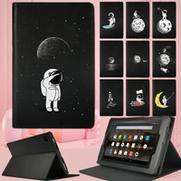 tablet stand cover case for fire hd 86th7th8th genfire 7 hd 10 5th7th9th astronaut pattern bracket protective shell