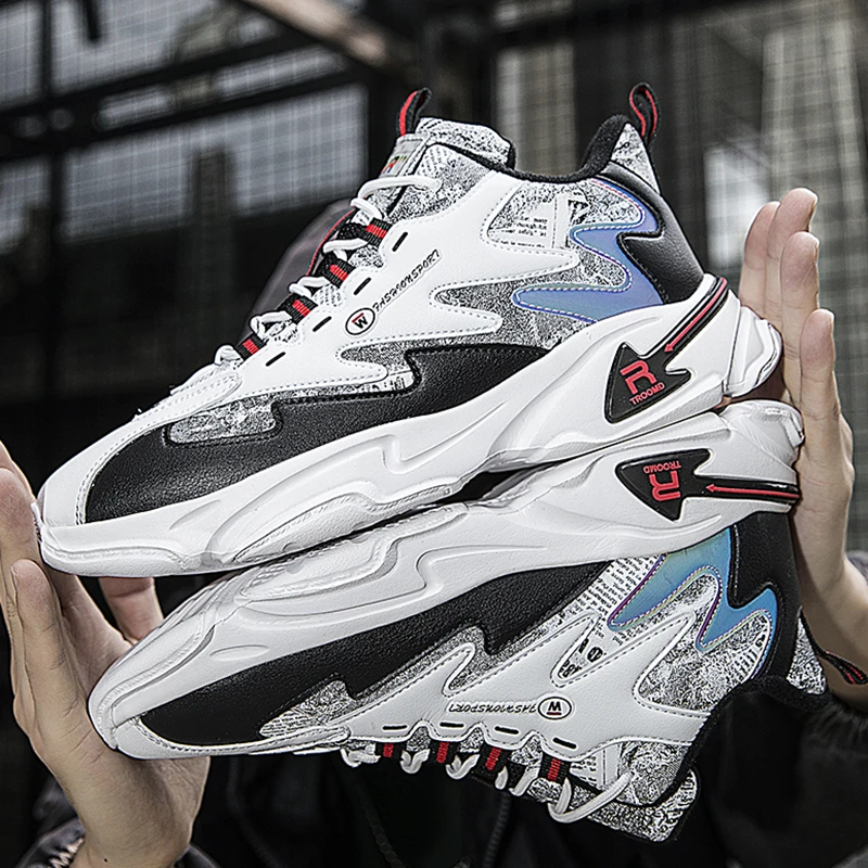 Big Size Men Women Basketball Sneakers Breathable Mesh Soft Comfortable Outdoor Running Sports Shoes Lightweight Male Footwears